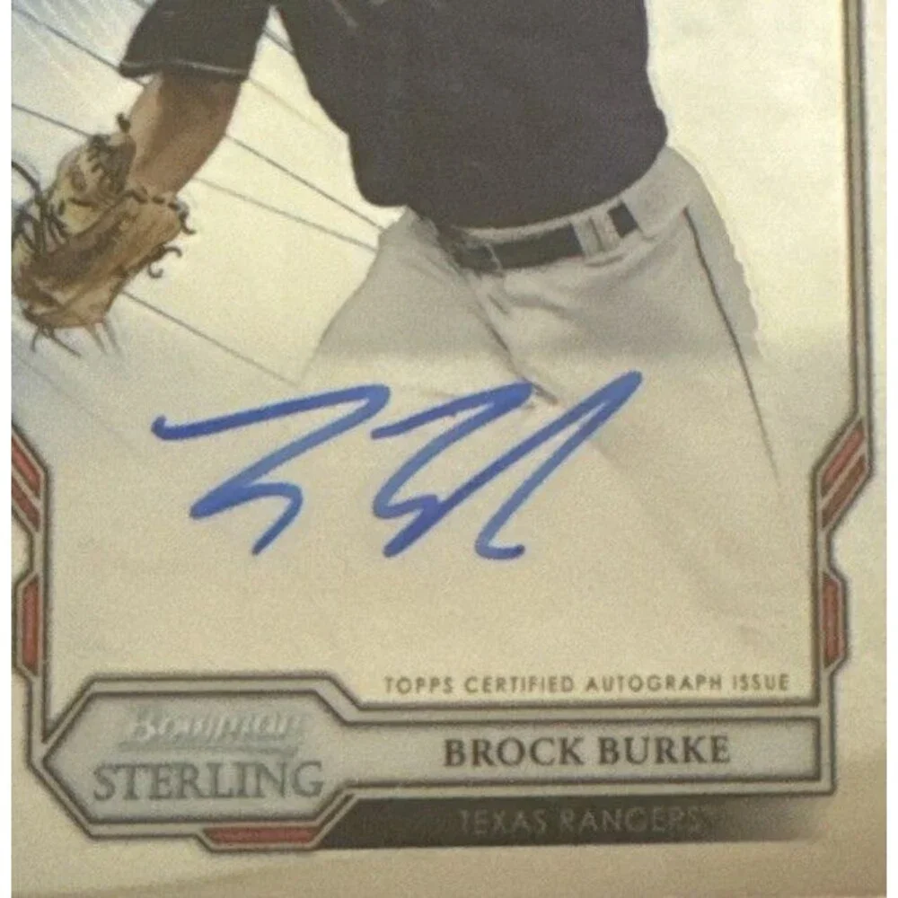 2019 BOWMAN STERLING AUTO BROCK BURKE RANGERS
